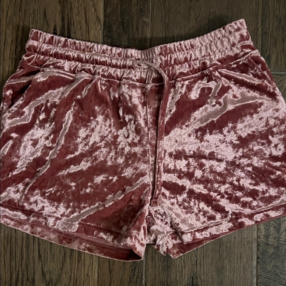 Velvet Pink Shorts